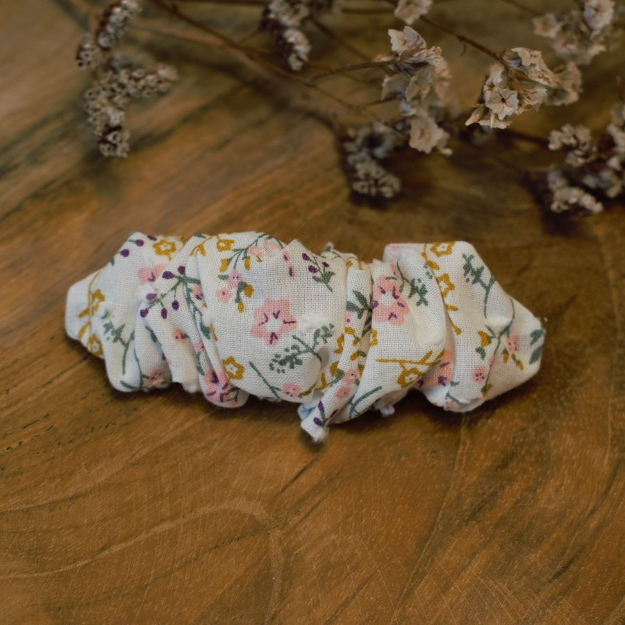 Barrette scrunchie, FLORINE